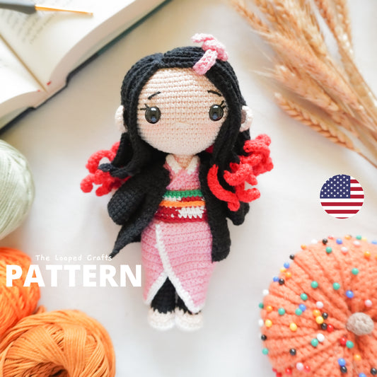 Amigurumi Crochet Pattern Demon Girl