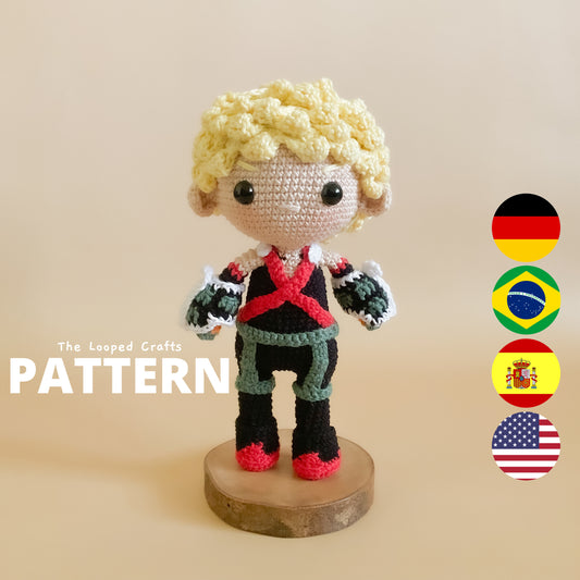 Amigurumi Crochet Pattern Explosion Hero