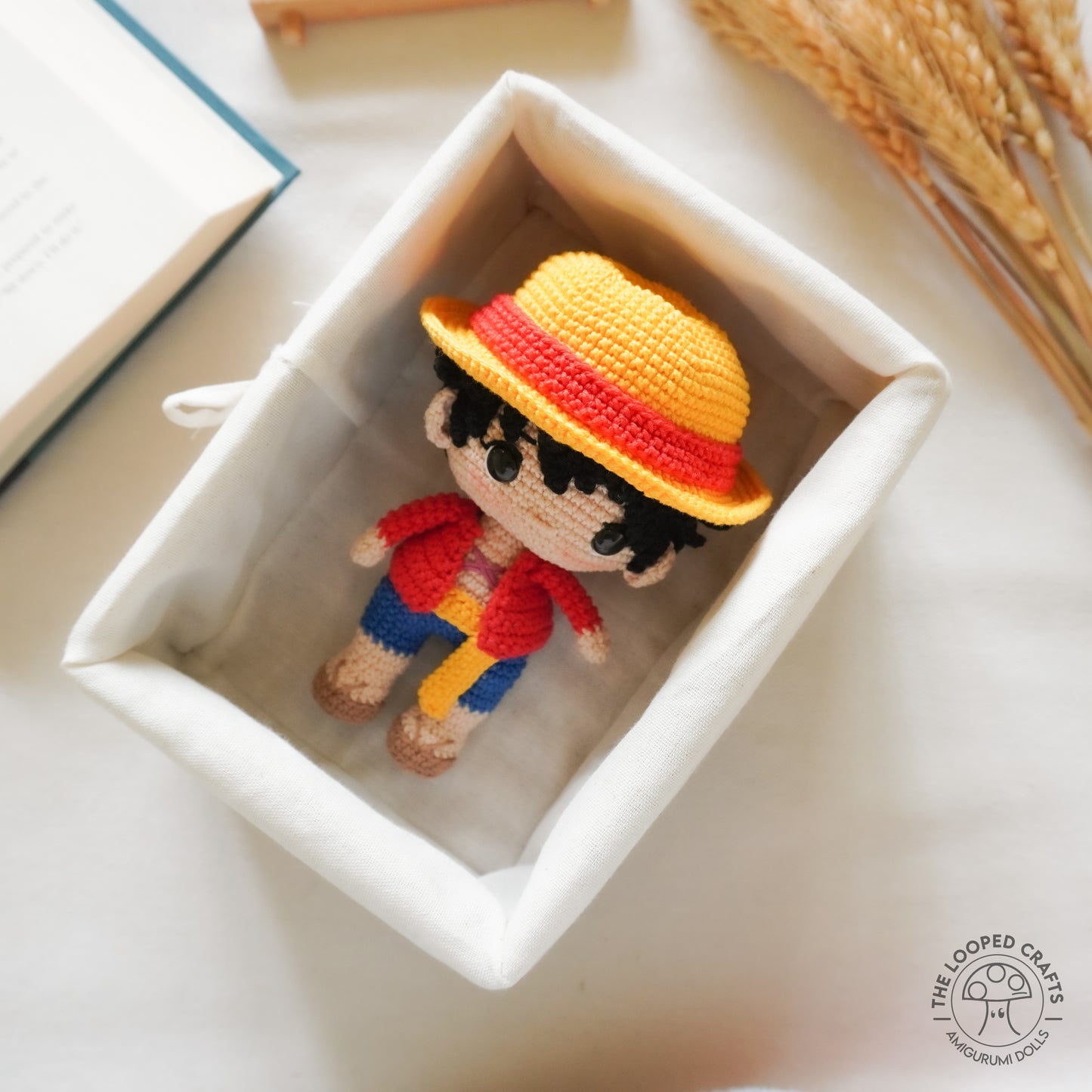 Mini Amigurumi Crochet Pattern Pirate Straw Hat