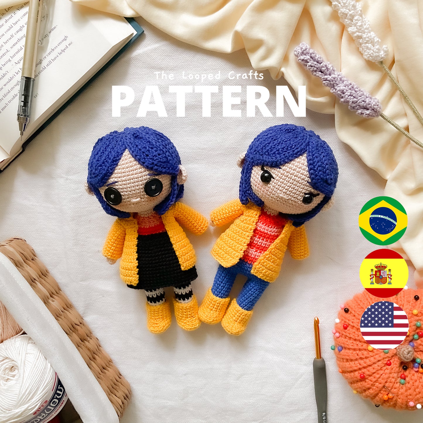 Amigurumi Crochet Pattern Cora Bundle