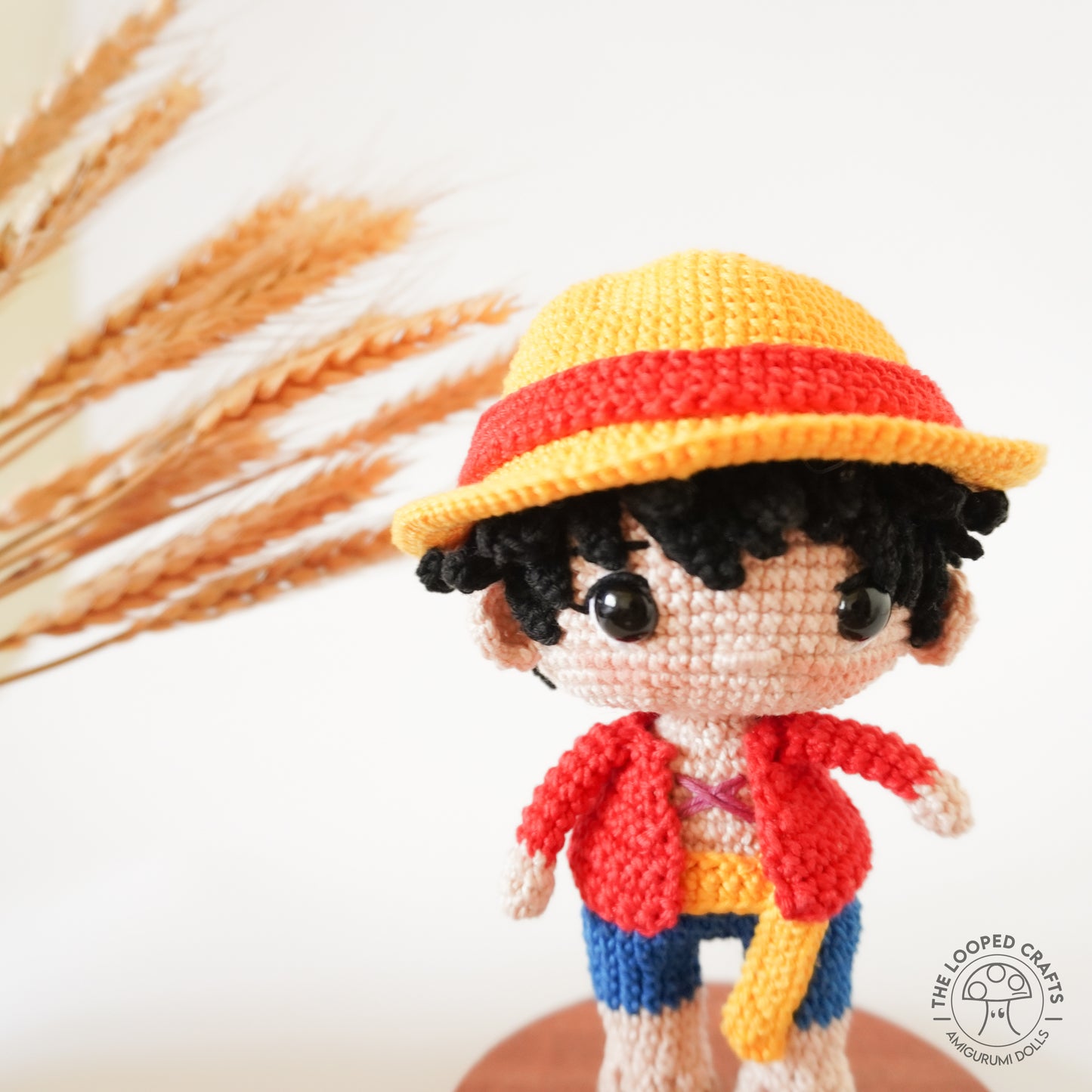 Mini Amigurumi Crochet Pattern Pirate Straw Hat