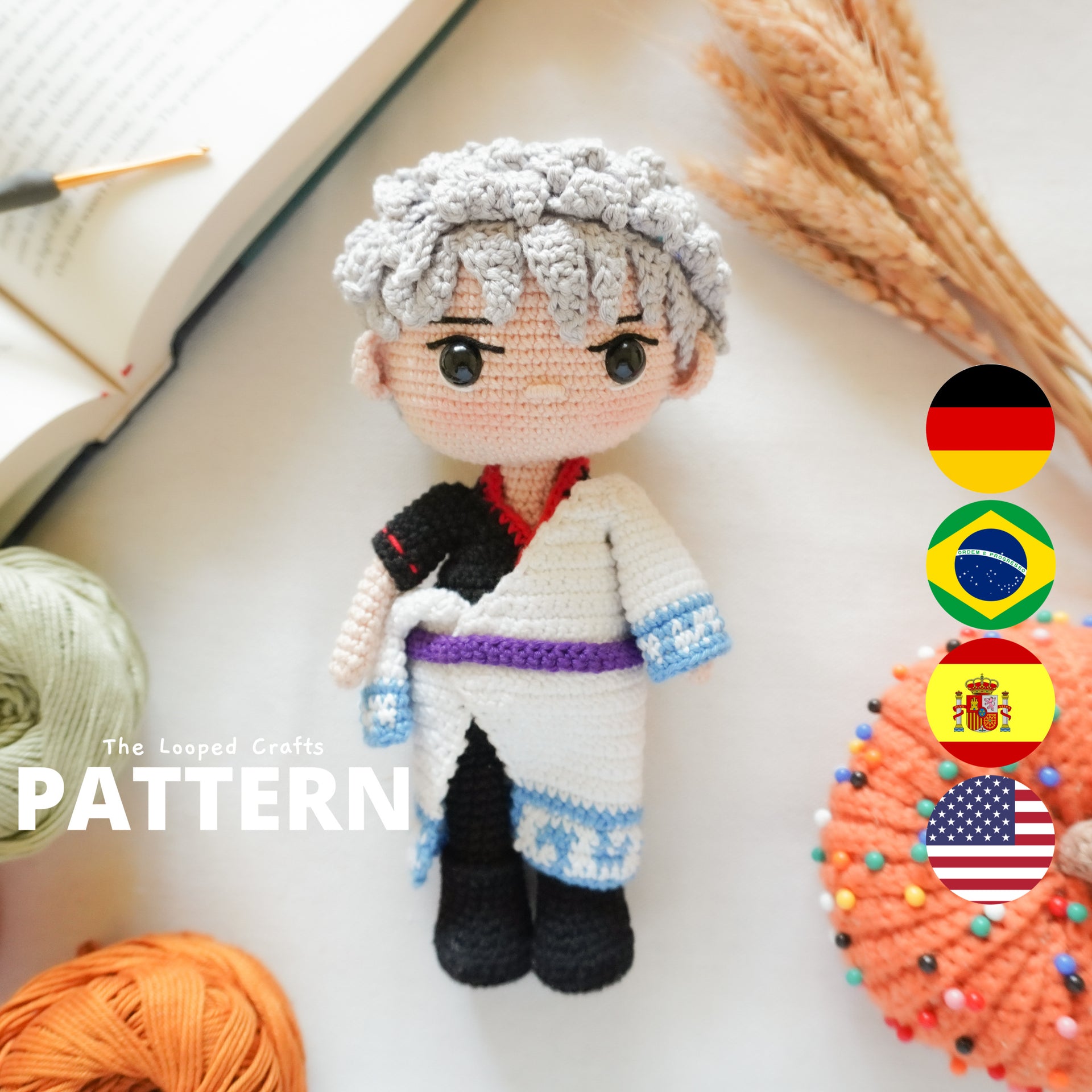 Amigurumi Patttern ICE AND FIRE Crochet -  Norway