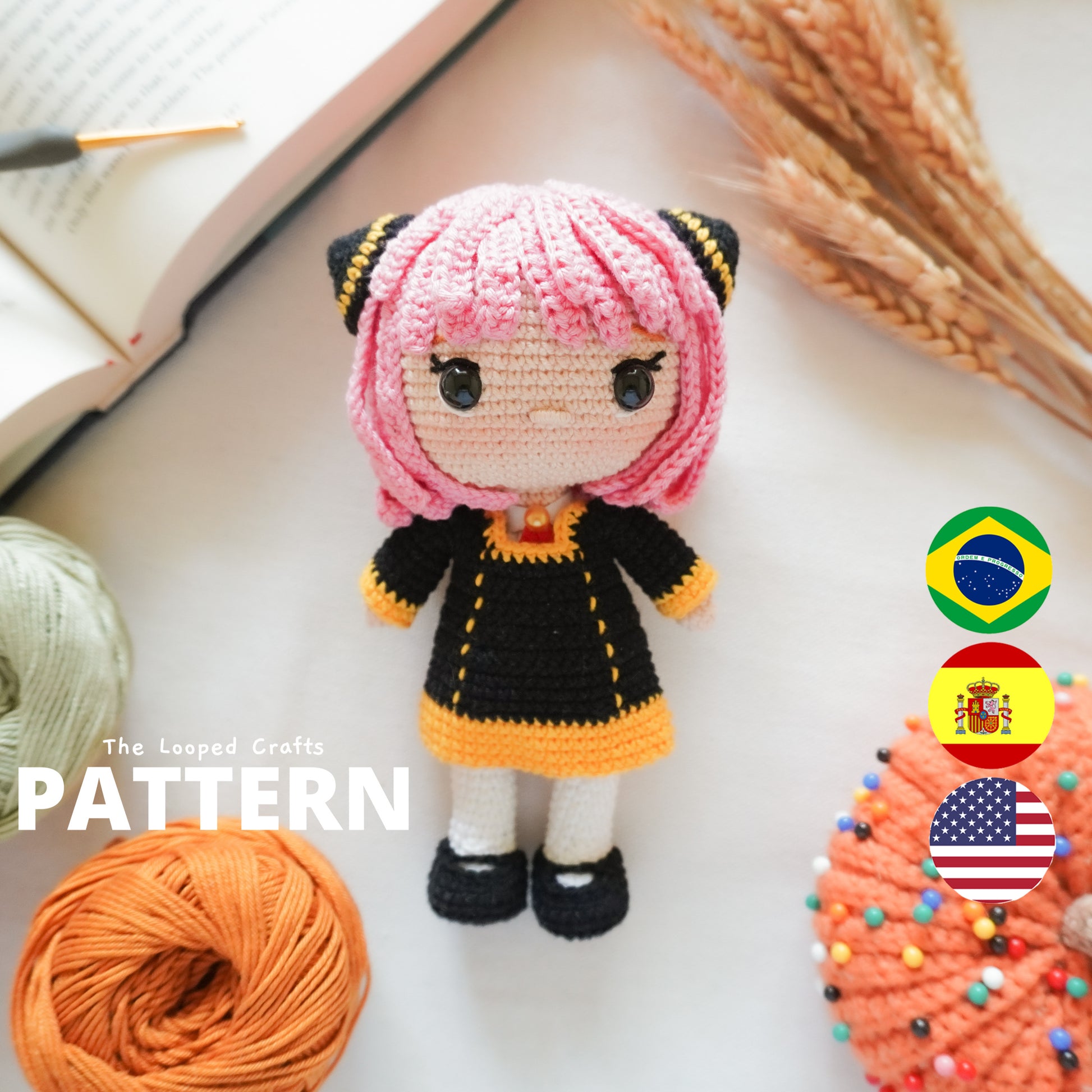 Anya Amigurumi Doll Pattern