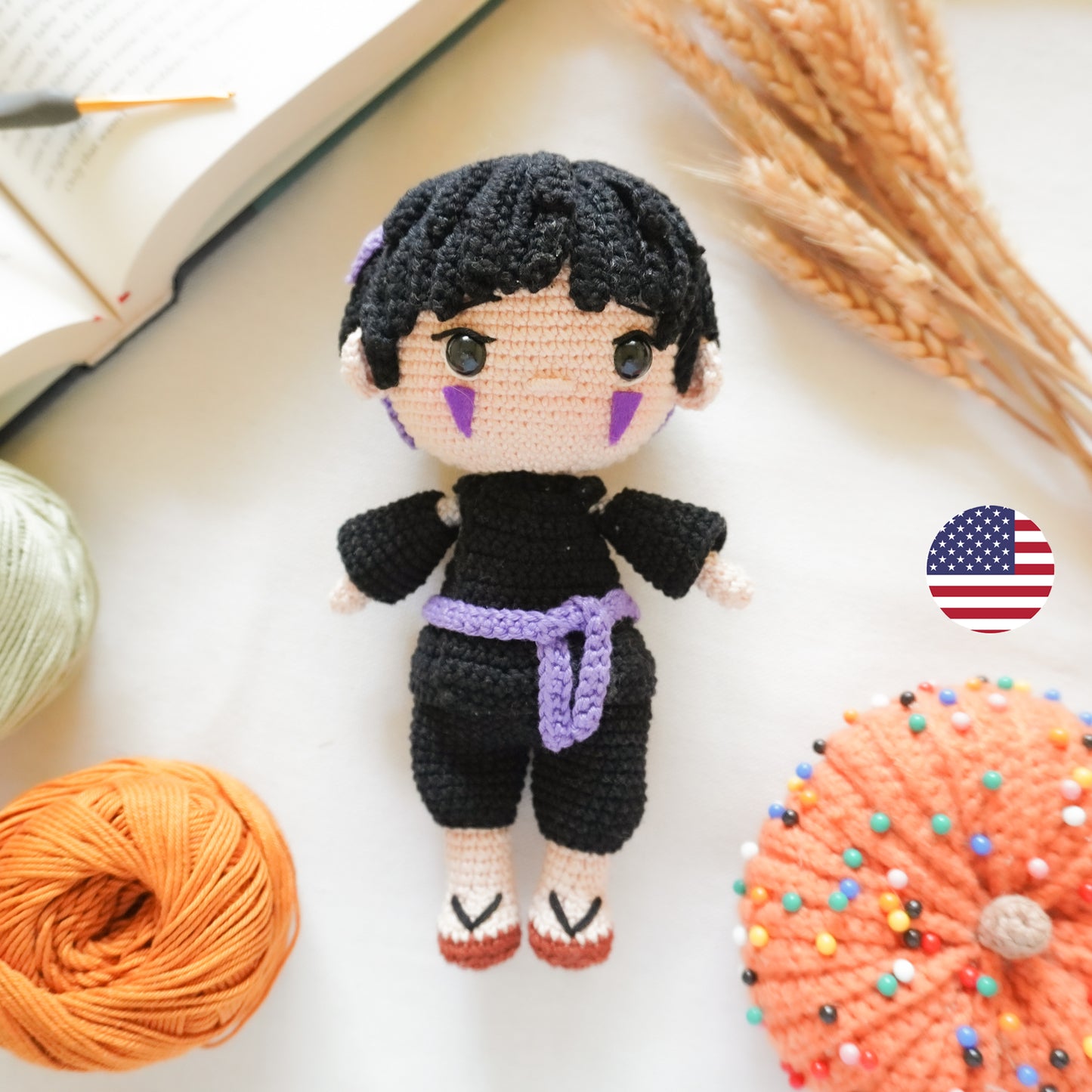 Amigurumi Crochet Pattern Noh