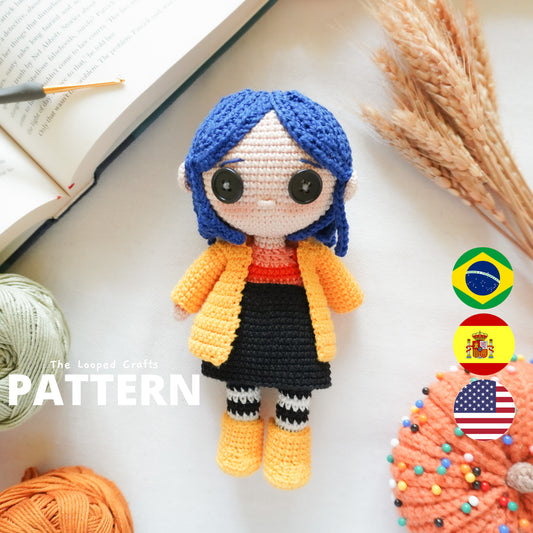 Amigurumi Crochet Pattern Cora Button